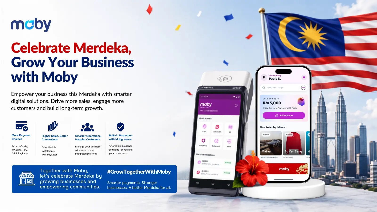 Moby Empowers Malaysian Retailers to Capture Merdeka Sales Opportunities Through Smarter Digital Solutions